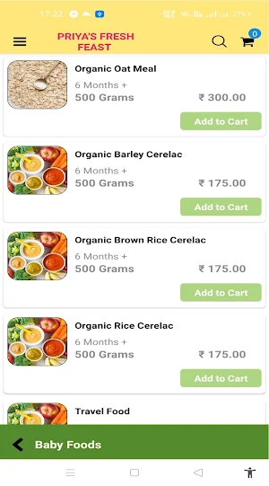 PRIYA'S FRESH FEAST Screenshot 3