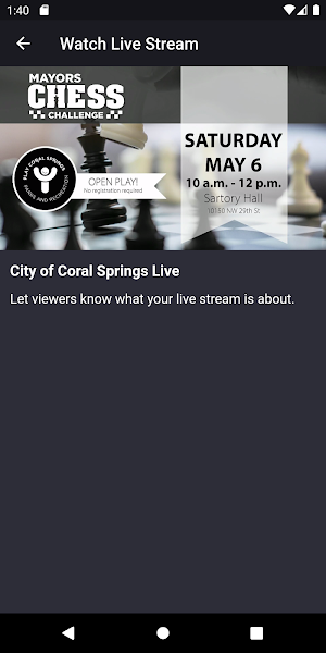 Coral Springs CityTV Screenshot 1