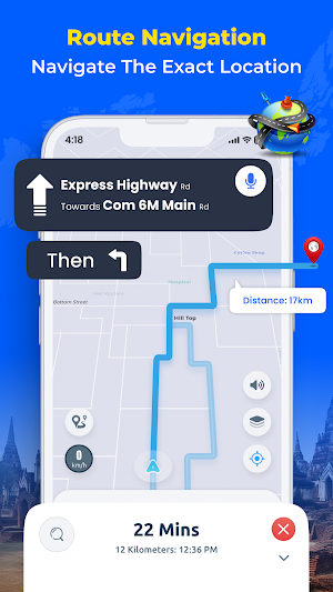 GPS Map Camera & Navigation Screenshot 0