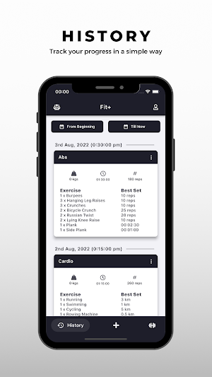 Fit+ Visualise Your Journey Screenshot 2