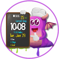 Cute Devil Animated Watch Face