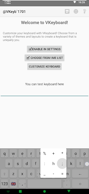 VKeyboard Screenshot 3
