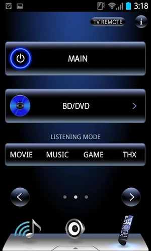 TEAC AVR Remote Screenshot 1
