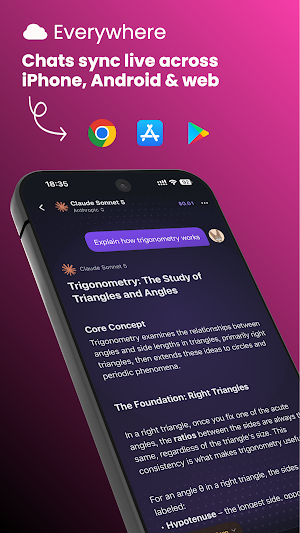 Oriveo: Multi-Model AI Chat Screenshot 1