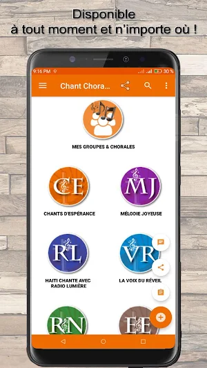 Chants D'Esperance & Chant Chorale & Groupe Screenshot 0