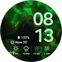 Animated Toxic 911 Watch face