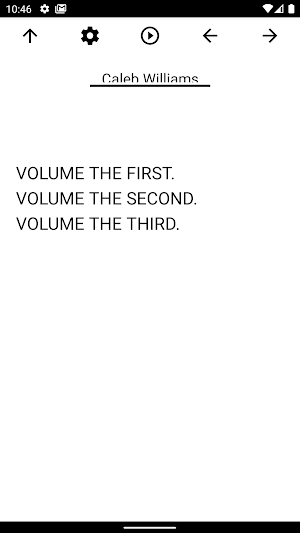 Book, Caleb Williams Screenshot 0