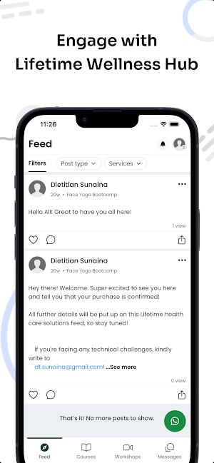 Lifetime Wellness Hub Screenshot 1