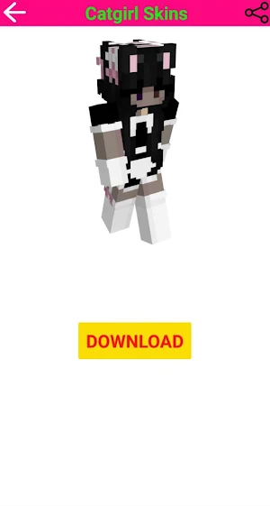Catgirl Skins For Minecraft Screenshot 2