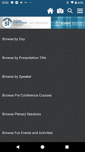 ASAM Events Screenshot 3