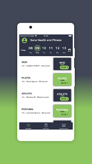 SANA Health & Fitness Screenshot 1
