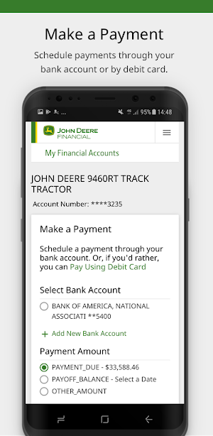 John Deere Financial Mobile Screenshot 3
