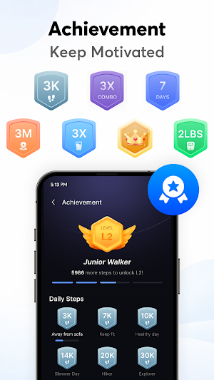 Pedometer: Step Counter Fit Screenshot 3