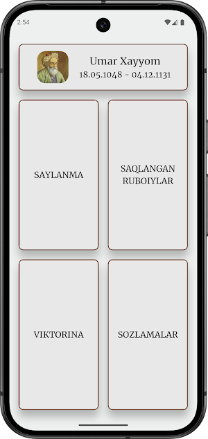 Umar Xayyom ruboiylari Screenshot 2