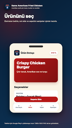 Sams American Fried Chicken Screenshot 1