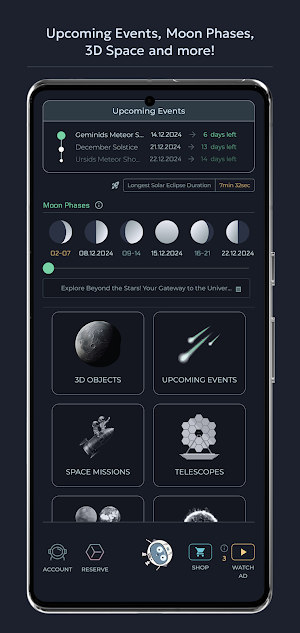 Ecliptor: 3D Space & Astronomy Screenshot 0