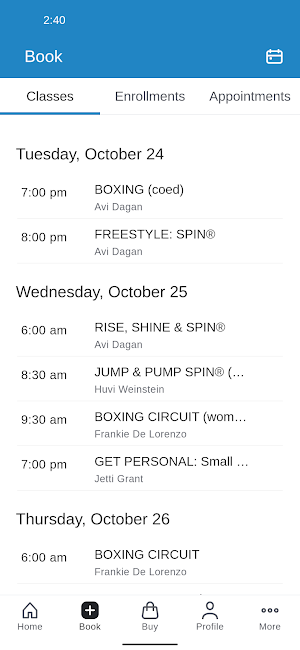 AVID Fitness Screenshot 1