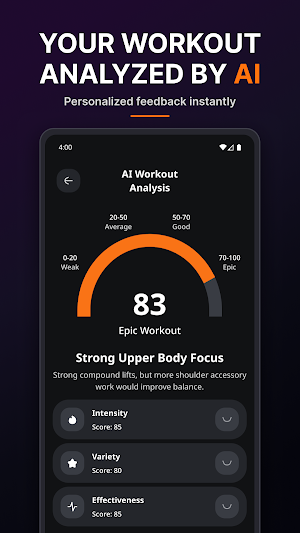 Gymus: Gym Log Workout Tracker Screenshot 2