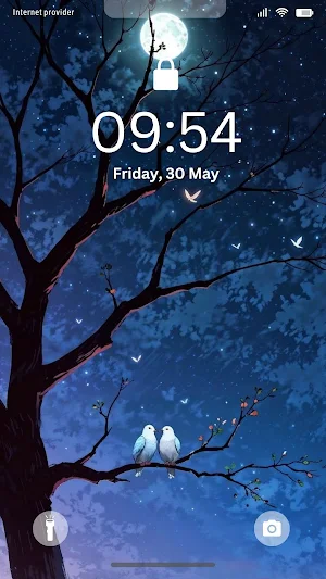 Night Sky & Stars Wallpaper Screenshot 2