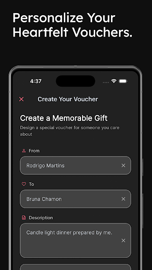 Love Voucher: Personal Gifts Screenshot 1