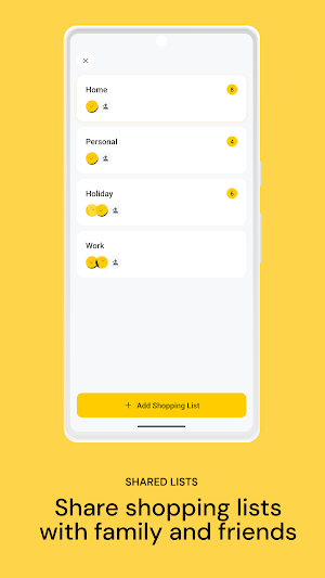 Bring Bananas - Shopping List Screenshot 2