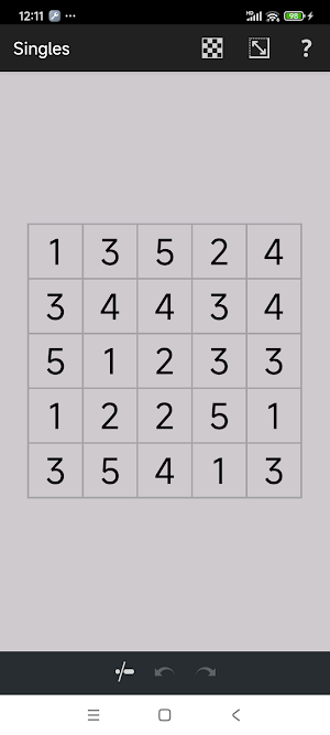 Singles — Color Black White Screenshot 0