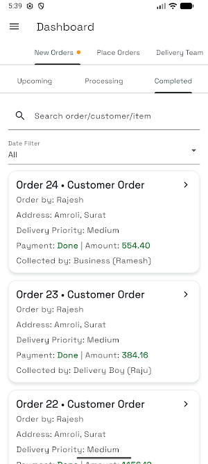 Order Hub Screenshot 2