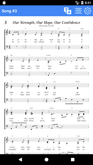 Fast Songbook Screenshot 3