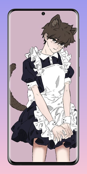 Anime Cat Boy Wallpaper HD 4K Screenshot 0