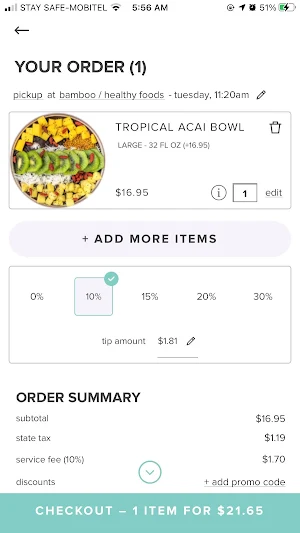 Bamboo Healthy Foods Screenshot 3