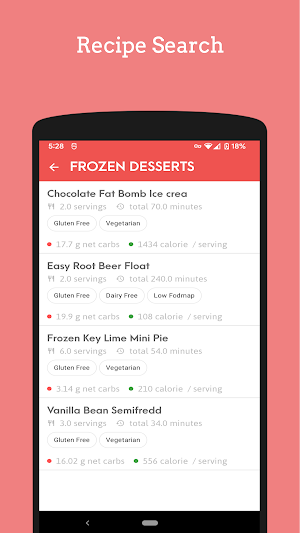 Keto Desserts Cookbook Screenshot 1