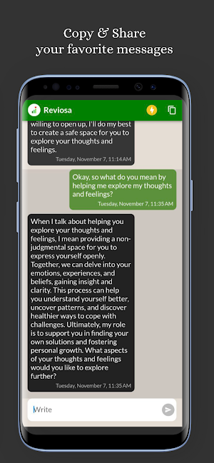 Reviosa: Emotional Support GPT Screenshot 3