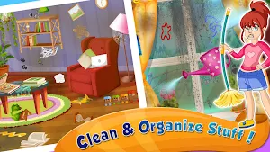 Girl House Cleaning: Messy Home Cleanup Screenshot 1