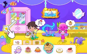 Mermaid Princess Town Design Screenshot 2