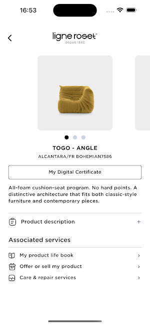 Ligne Roset Screenshot 1