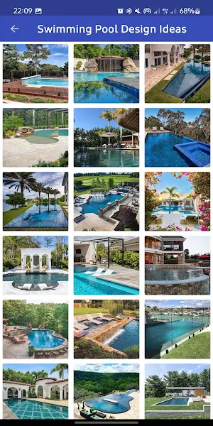 Modern Swimming Pool Ideas Screenshot 1
