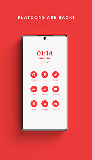 Cherry - A Flatcon Icon Pack Screenshot 0