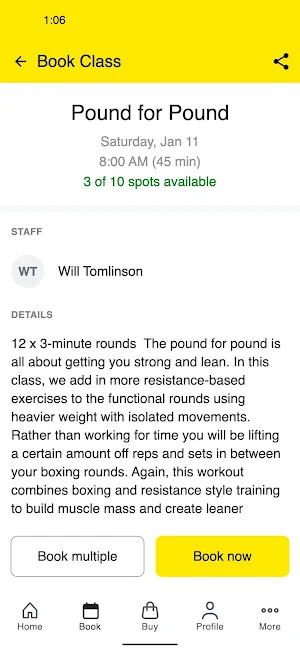 Wildfighter Boxing Team Screenshot 2