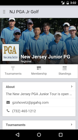 New Jersey PGA Junior Tour Screenshot 0