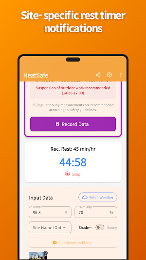 Heat Index Calculator - HeatSa Screenshot 2