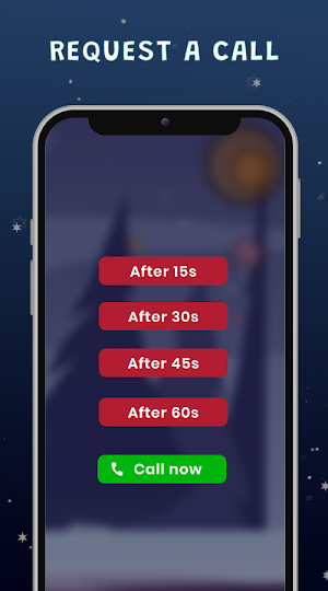Santa Call live video call Screenshot 1