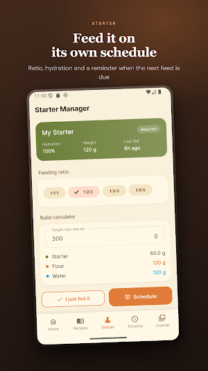 Sourdough Calculator & Journal Screenshot 3