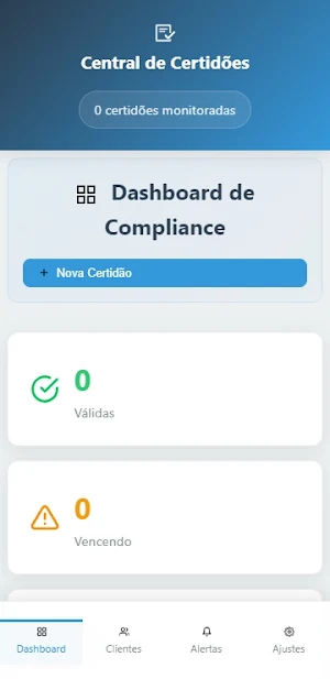 Gestor de Certidões Screenshot 0