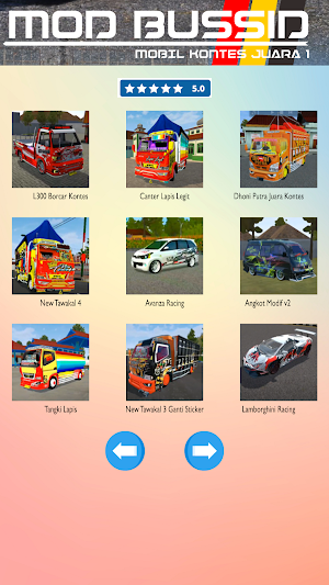 Mod Bussid Mobil Kontes Juara 1 Screenshot 3