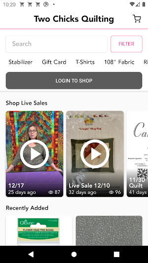 Two Chicks Quilting Screenshot 1