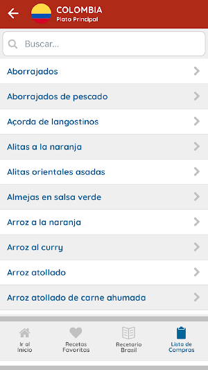Recetario de cocina Screenshot 2