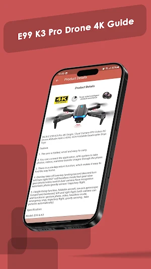 E99 K3 Pro Drone 4K Guide Screenshot 1