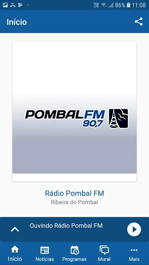 Pombal FM Screenshot 1