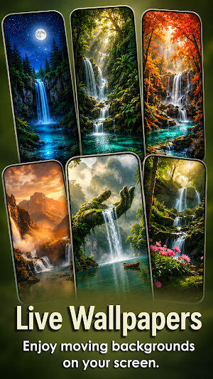 Live Waterfall Wallpapers, 4K Screenshot 2