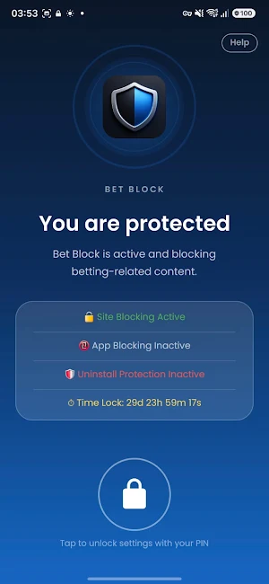 Bet Block - Stop Gambling Now Screenshot 3